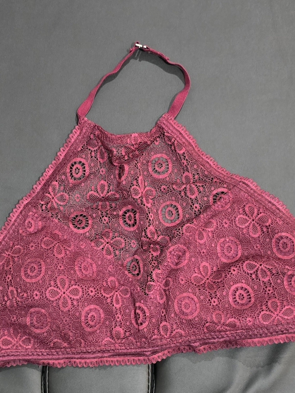 Rave Wear Lace Halter Bralette Gilly Hicks Small
